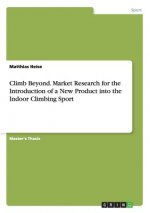 Climb Beyond. Market Research for the Introduction of a New Product Into the Indoor Climbing Sport