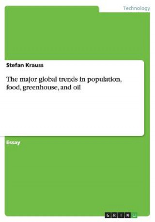 The major global trends in population, food, greenhouse, and oil