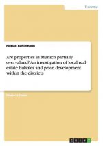 Are properties in Munich partially overvalued? An investigation of local real estate bubbles and price development within the districts