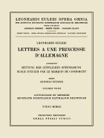 Leonhard Euleri Opera Omnia: Series Tertia