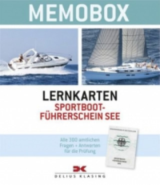 Lernkarten Sportbootführerschein Binnen, Segel + Motor, Memobox