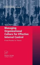 Managing Organizational Culture for Effective Internal Control