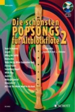 Die schönsten Popsongs für Alt-Blockflöte, m. Audio-CD. Bd.2