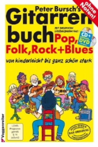 Gitarrenbuch, m. Audio-CD u. DVD. Bd.1. Bd.1