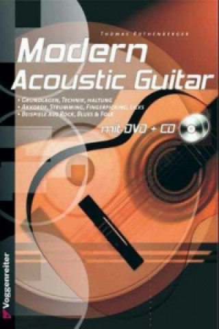 Modern Acoustic Guitar, m. Audio-CD u. DVD