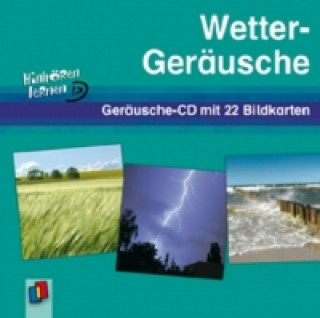 Wetter-Geräusche, Geräusche-CD m. 22 Bildkarten