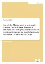 Knowledge Management as a strategic resource - an analysis of theoretical principles and managerial implications for creating and transferring knowled