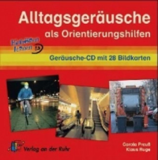 Alltagsgeräusche als Orientierungshilfe, 1 Geräusche-Audio-CD mit 28 Bildkarten