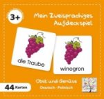 Mein Zweisprachiges Aufdeckspiel, Obst und Gemüse, Polnisch