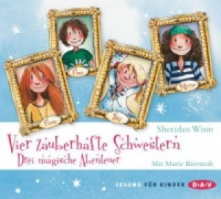 Vier zauberhafte Schwestern - Drei magische Abenteuer, 6 Audio-CD