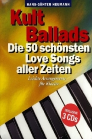 Kult Ballads, Songbook für Klavier, m. MP3-CD
