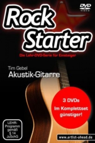 Rockstarter, Akustik-Gitarre. Vol.1-3, 3 DVDs