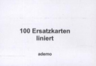 100 Ersatzkarten, liniert