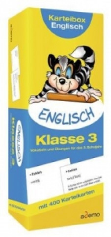 Karteibox Englisch, Klasse 3, m. 400 Beilage