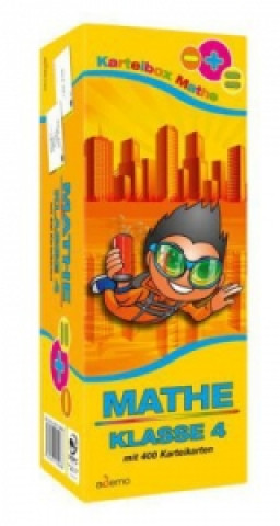 Karteibox Mathe Klasse 4, m. 400 Beilage