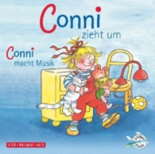 Conni zieht um / Conni macht Musik (Meine Freundin Conni - ab 3), 1 Audio-CD