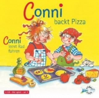 Conni backt Pizza / Conni lernt Rad fahren (Meine Freundin Conni - ab 3), 1 Audio-CD