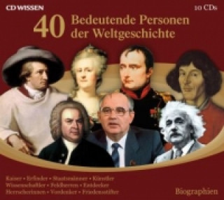 40 bedeutende Personen der Weltgeschichte, 10 Audio-CDs