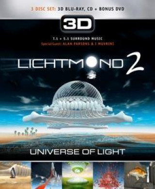 Lichtmond 2 - Universe of Light 3D, 1 Blu-ray + 1 DVD u. 1 Audio-CD