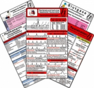 Intensiv-Station Karten-Set - Analgesie & Sedierung, Blutgase & Differentialdiagnose, Herzrhythmusstörungen, Inkompatibilitäten intravenöser Medikamen