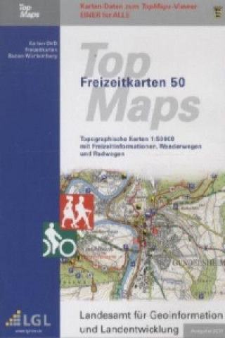 TopMaps Freizeitkarten Baden-Württemberg 1 : 50.000 2011, DVD-ROM