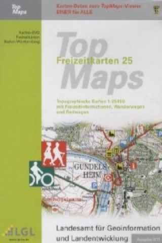 TopMaps Freizeitkarten Baden-Württemberg 1 : 25.000 2011,  DVD-ROM