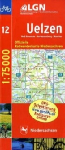 LGN Radwanderkarte Niedersachsen - Uelzen