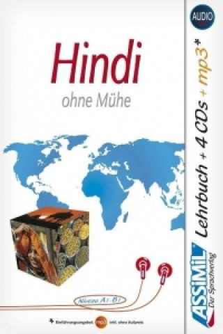 Assimil Hindi ohne Mühe - Lehrbuch + 4 Audio-CDs + 1 mp3-CD