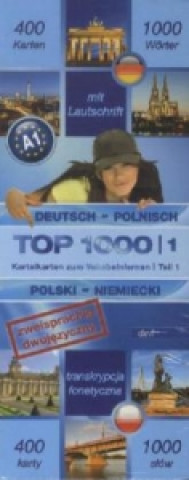 Top 1000 Polnisch Niveau A1, Karteikarten m. Lernbox. Tl.1
