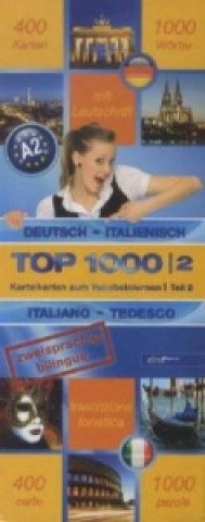 Top 1000 Italienisch Niveau A2, Karteikarten m. Lernbox. Tl.2