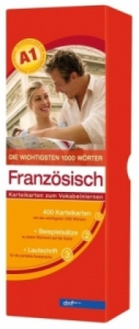 Die wichtigsten 1000 Wörter Französisch A1, Karteikarten m. Lernbox