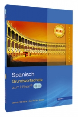 Audiotrainer Grundwortschatz Spanisch, m. 4 Audio-CD, m. 1 Buch, 1 Audio-CD