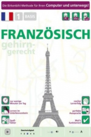 Französisch gehirn-gerecht, 1 Basis, 1 CD-ROM