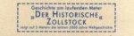 2000 Jahre Geschichte am laufenden Meter, Zollstock