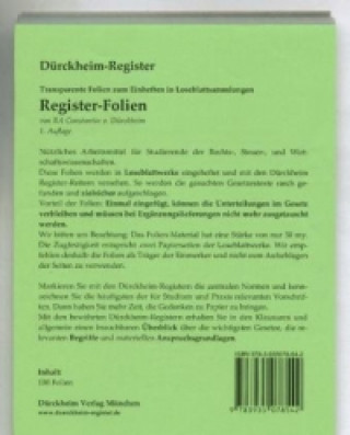 Register-Folien