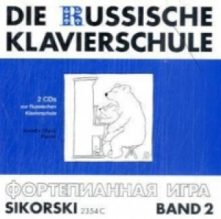 Die Russische Klavierschule. Bd.2, 2 Audio-CDs