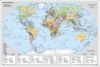 Stiefel Handkarte Staaten der Erde, Plano