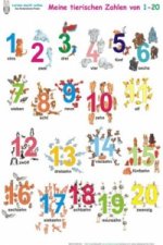 Meine tierischen Zahlen von 1-20, Poster