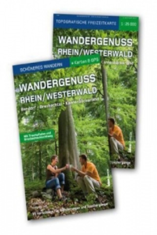Wandergenuss Rhein-Westerwald - Start-Set mit Buch und Karte 1: 25000, 2 Teile