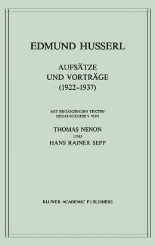 Aufsatze Und Vortrage 1922-1937