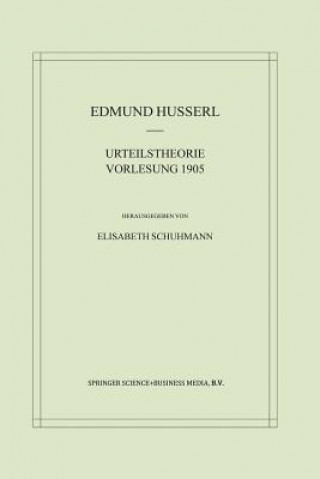 Urteilstheorie Vorlesung 1905