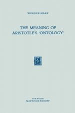 Meaning of Aristotle's 'Ontology'