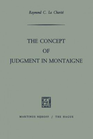 Concept of Judgment in Montaigne