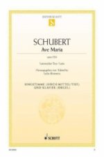 Ave Maria op. 52/6, Singstimme (hoch, mittel oder tief) und Klavier (Orgel)