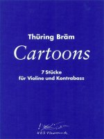 Cartoons, für Violine u. Kontrabass