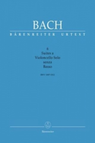 Sechs Suiten für Violoncello solo BWV 1007-1012, Noten, Textbd. und 5 Hefte Faksimile-Noten