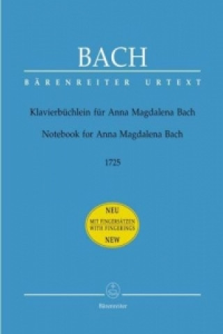 Klavierbüchlein für Anna Magdalena Bach (1725), mit Fingersätzen, Klavier