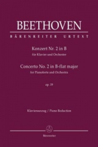 Konzert Nr. 2 in B für Klavier und Orchester op. 19, Klavierauszug