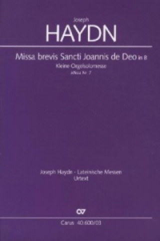 Missa brevis Sancti Joannis de Deo B-Dur Hob.XXII:7 (Kleine Orgelmesse 1778 (?) (terminus ante quem) ), Klavierauszug