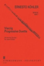 Vierzig progressive Duette op. 55 für 2 Flöten. H.1